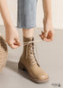 Boho Platform Stretch Martin Boots